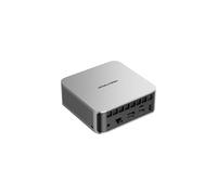 MINISFORUM AI X1-255 Mini PC, processore AMD Ryzen 7 255 8-core 16-thread fino a 4,9 GHz, AMD Radeon 780M, Barebone senza DDR5/PCIe 4.0 SSD/OS, HDMI/DP/USB4 x 2/2,5 G RJ45, USB 3.2 x 2, WiFi 7, BT5.4
