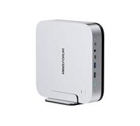 MINISFORUM AI X1 Pro Mini PC, processore AMD Ryzen AI 9 HX 370 a 12 core fino a 5,1 GHz e AMD Radeon 890M, Barebone senza DDR5 / SSD, HDMI/DP/USB4 x 2, USB 3.2 x 2, 2.5G RJ45 x 2, WiFi 7, BT5.4