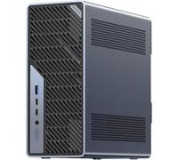 MINISFORUM MS-02 Ultra Mini PC, Intel Core Ultra 9 285HX (24C/24T, Fino a 5,5 GHz), PCIe 5.0 x16, 4 DDR5 (ECC), 4 M.2, USB 4.0 v2, Doppio 25 GbE + 10 GbE + 2,5 GbE (vPro), Wi-Fi 7, Senza RAM né SSD