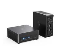 MINISFORUM UM760 Slim Mini PC AMD Ryzen 5 7640HS 6C/12T Desktop Computer, DDR5 16G RAM+1TB SSD, HDMI/DP/USB4 8K @ 60Hz, 1X 2.5G RJ45 Port, 4X USB Port, Dual Band WiFi, AMD Radeon 760M Graphics