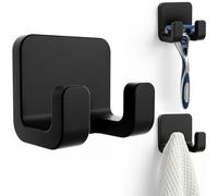 Minismus Porta Rasoio Doccia in Silicone Antiruggine, Gancio Autoadesivo Forte, Senza Fori, Per Rasoi Manuali, Elettrici e Usa e Getta, Porta Lametta Doccia, Fissaggio Sicuro in Bagno e Cucina