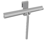 Minismus Tergivetro per Doccia - Pulisci Vetri Porte e Finestre - Tergivetro Doccia Silicone - Pulisci Doccia Vetro, Bagno e Specchi - Senza Foratura, Supporto Incluso (Grigio, 33 cm)