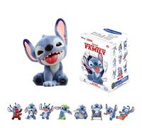 MINISO Disney Stitch Naughty Stitch Series Blind Box Figure dal design casuale, figure floccate da collezione decorazioni per la casa, regali di compleanno per collezionisti e fan, scatola singola
