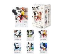 MINISO Scatola cieca Disney Mickey Mouse serie Fun in Life in vinile magnetico 3D simpatico giocattolo misterioso animale, regalo a sorpresa da collezione, design casuale, decorazione per la casa