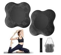 MINISOISO Yoga Ginocchiere,2 Pezzi Yoga Ginocchia,Tappetino Antiscivolo Yo-ga Ginocchia,Cuscini Ginocchia Yogas,Proteggono Ginocchia, Polsi E Gomiti per Yogas, Ginnastica, Pilates, 20 * 20 Cm, B