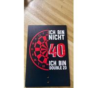 MINISONA Biglietto di compleanno in legno per uomini - divertente regalo con provetta in nero - idea regalo creativa con scritta non 70 ma 18 con 52 anni di esperienza (40-1)