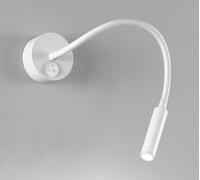 MINISPY Applique LED 3W 250LM 4000K flex in metallo colore bianco