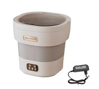 Miniss, lavatrice portatile, 12 l, compatta, da viaggio, con asciugatura automatica e silenziosa, per biancheria intima, calze e calze