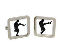 Ministero Della Silly Walks Gemelli Quadrati IN Cromo Scatola