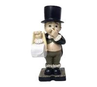 Ministro del bagno, statuetta umoristica realistica in resina, ragazzo che tiene il naso, decorazione per la casa, facile da posizionare, decorazione per il bagno, accessorio per casa, dormitorio