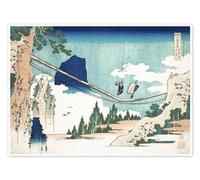 Ministro Toru, dalla serie Poemi della Cina e del Giappone Poster di Katsushika Hokusai 18 x 13 cm Turchese Quadri Decorazione per pareti