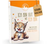 MINITALES Carte di affermazione per bambini - 48 affermazioni per un maggiore amore di sé, consapevolezza, coraggio e gratitudine - carte sentimentali per bambini con credenze positive