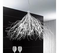 Minitallux Lampada a sospensione modellabile Saggina 24 S finitura cromo by Icone Luce - Lampadine non incluse