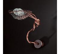 Minitallux Lampada a sospensione o a parete modellabile Nido AP1 G finitura rame by Icone Luce - Lampadina non inclusa