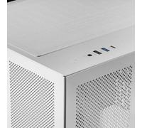 Minitower Mars Gaming MC-NOVAM - Doppio vetro temperato - Fino a 7 ventole - USB-C - Compatibile MicroATX/Mini-ITX - Colore bia NEW