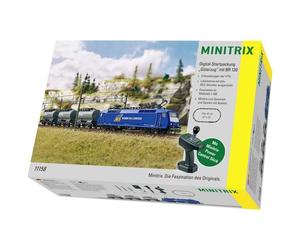 MiniTrix 11158 N Kit di avvio digitale treno merci con serie 120 di WRS