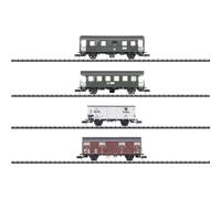 MiniTrix 15002 Vagone merci GMP in scala N di DB, MHI, kit 4 pz