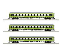 MiniTrix 15462 Kit da 3 pz. Vagone per treno veloce FlixTrain di Trainpool, MHI