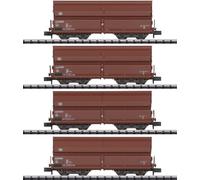 Minitrix 18271 Set 4 Vagoni Aperti Tal 963 con Tetto Ribaltabile DB Nuovo 1:160