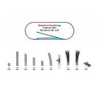 14311 N Minitrix - Set di accessori per binari