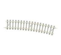 MiniTrix T14521 N Minitrix Traversa ferroviaria in cemento, curvo 15 ° 10 pz.