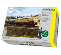 Minitrix / Trix N 11160 - Set di Partenza Digitale " Treno Merci " con Br 217