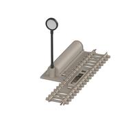 Minitrix / Trix N 14569 - Entkupplungsgleis Con Moto Ondoso Calcestruzzo,76,3 MM