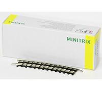 Minitrix / Trix N 14921-S Binario curvo R2b 15° (10 pezzi) - NUOVO +...