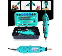 Miniutensile rotativo/Minitrapano 130W tipo Mini Drill con 290 accessori in vali