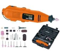 Miniutensile rotativo/Minitrapano 135W tipo Mini Drill con 45 accessori + suppor