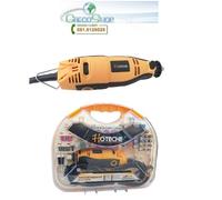Miniutensile rotativo/Minitrapano 160W tipo Mini Drill 210 accessori in valigia