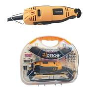 Miniutensile rotativo/Minitrapano 160W tipo Mini Drill con 210 accessori in vali