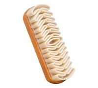 Minivana Suede Brush, Suede Shoe Brush and Eraser Soft TPR Crepe Brushs, Nubuck Shoe Cleaner for Sneakers, Leather, and Suedes, Stain Removal with Wooden Handle, Quick Cleaning ands Repair (1 Pcs)