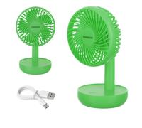 Miniventilatore verde da tavolo 18 cm usb