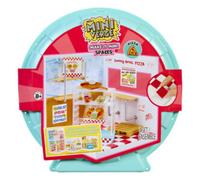 Miniverse spaces pizzeria assortita - set diy costruzioni e adesivi