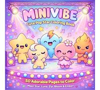 MINIVIBES: Cute Pop Star Coloring Book