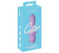 MINIVIBRATORE CUTIES VIOLA GEMMA CUORE ALI VAGINALE CLITOREO RICARICABILE