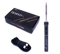 MINIWARE TS101 saldatore BC2 Tips portatile Digit DC5525 USB-C 90W temperatura regolabile 50-400℃ originale digitale OLED programmabile