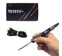 MINIWARE TS101 Saldatore Saldatura Macchina I Punta Portatile Digit DC5525 USB-C 65W Temperatura Regolabile 50-400°C Originale Digitale OLED Programmabile