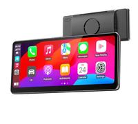 MINIX 60fps Stereo per auto wireless portatile, 8,9 pollici HD Touchscreen compatibile con Apple CarPlay e Android Auto Ricevitore stereo per auto con Bluetooth, AUX/FM, Googel, Siri per tutti i veico