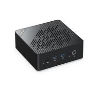 MINIX ER937-AI Mini PC, AMD Ryzen AI 9 HX 370 (80TOPS), Radeon 890M, 32GB DDR5/1TB PCIe 4.0 SSD/Fingerpint Lock Mini Gaming PC/Wi-Fi 7/Dual 2.5G LAN/Quad 8K Display per Gaming, Business, Creazione