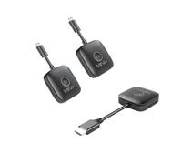MINIX HDMI Wireless - Trasmettitore HDMI Wireless Doppio Trasmettitore + 1 Ricevitore Adattatore HDMI USB C Estensione Multi-Schermo 1080P 60Hz, 50m, WiFi 2.4G/5G, Plug & Play