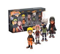 Minix - Naruto Shippuden - Pack of 4 - Collectible Figures 7 cm (Naruto, Kakashi