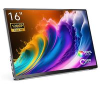 MINIX SF16T MONITOR GAMING, 16,5 ", Full-HD, 1920 x 1200, tempo di risposta 6,5 ms