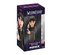 MINIX Wednesday Addams - Serie TV #123 - Mercoledì Addams con la mano Figura Statuetta da Collezione - Altezza 12cm