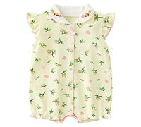 Minizone Bambina Pigiama Estate Pagliaccetto Maniche Corte Cotone Tutine 6-9 Mesi
