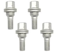 MINJKL Bulloni Antifurto Compatibile con Peugeot per 208 2012 2013 2014 2015 2016 2017 2018 4X Dadi delle Ruote Bulloni Vite M12x1.25 Viti Ruota Acciaio Lug Bulloni Dado Ruota