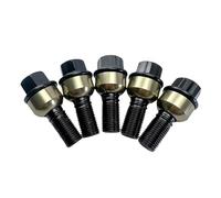 MINJKL Bulloni Antifurto Compatibile con Porsche per Macan 4 Pezzi/5 Pezzi Bullone Viti per Pneumatici Bulloni Ruota Dadi Bloccaggio Chiave Dado Ruota OEM: 97036120300 WHT006978(5PCS)