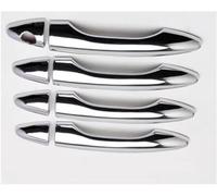 MINJKL Copertura Maniglia Compatibile Con Hyundai Per Ix35 2010 2011 2012 2013 2014 2015 2016 2017 Car Styling ABS Chrome Door Handle Cover Trim Sticker(Single hole)