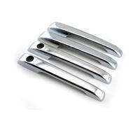 MINJKL Copertura Maniglia Compatibile Con Per Golf Per Jetta Per Rabbit MK1 MK2 Accessori Esterni Cromati Set Di Coperture Per Maniglie Delle Porte Maniglia Di Finitura(Silver,4 handles 2 holes)